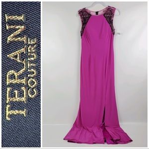 Terani Couture Pink maxi dress